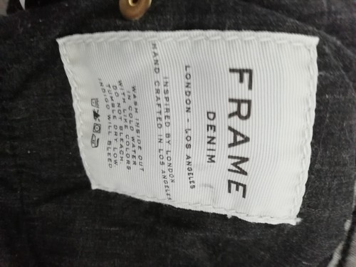 Frame Denim Jeans Size 27 Two Tone Grey Wash Le Skinny De Jeanne Pockets W28 L28 - Picture 8 of 10