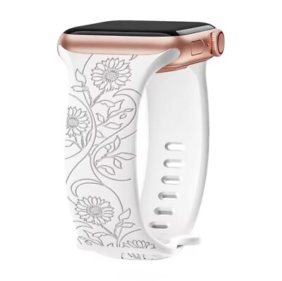 Silikon Uhrenarmband Motiv für Apple Watch Series 1-7 8 9 10 11 SE ULTRA Watch