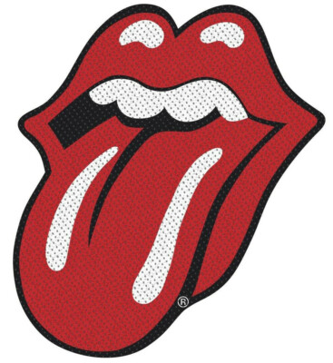 ROLLING STONES PATCH AUFNÄHER # 32 CLASSIC TONGUE 10x8cm FLICKEN ABZEICHEN