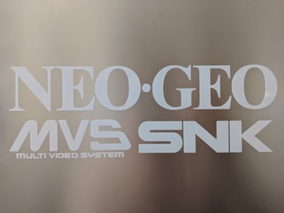Arcade style 3 Vinyl Decals NeoGeo MVS SNK 10.75'' x 3.75'' kit *Read description*