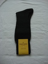 JOHN LOBB WOOL BLEND NAVY MEN SOCKS MADE IN ITALY