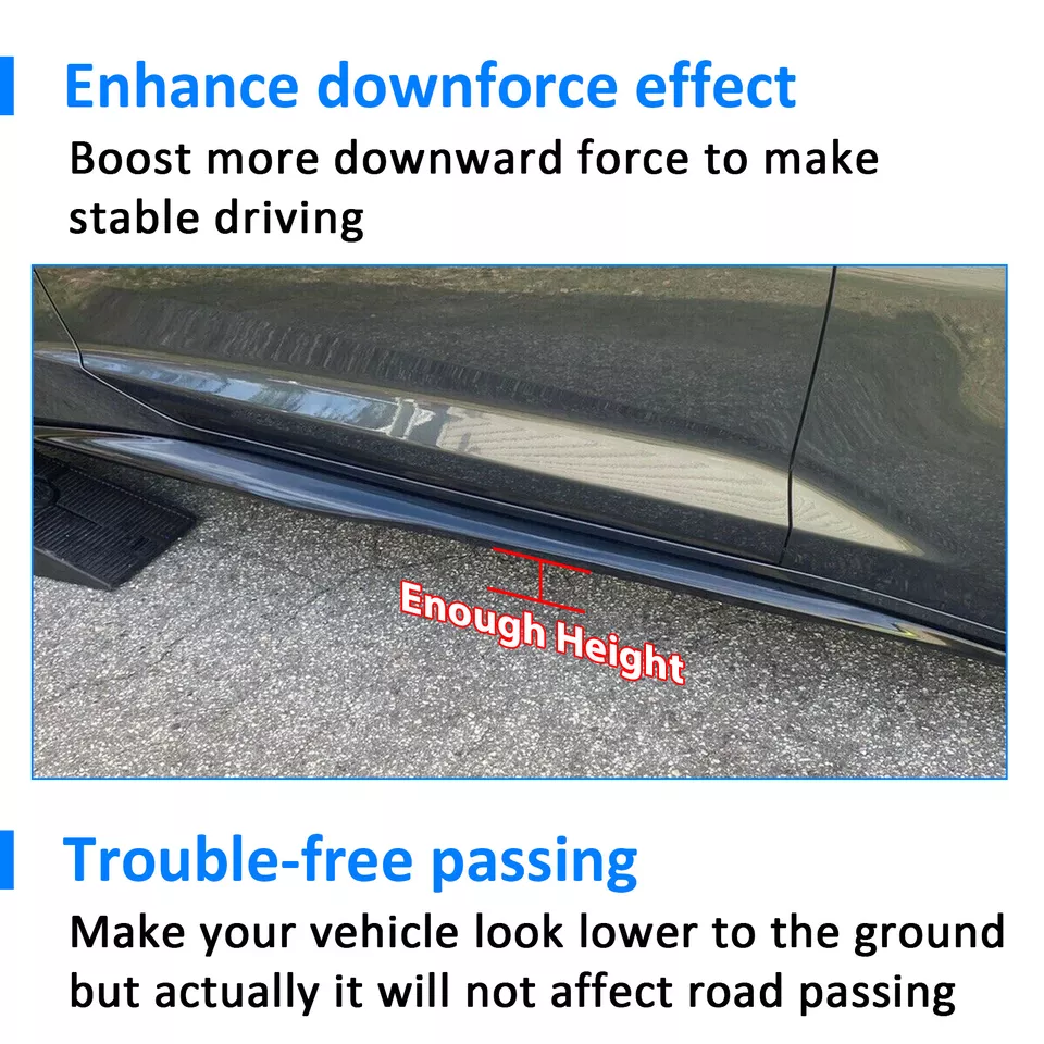 For 2016-23 Chevy Camaro RS SS 6th Side Skirts Extension Rocker Panels ZL1 Style - Изображение 3 из 4