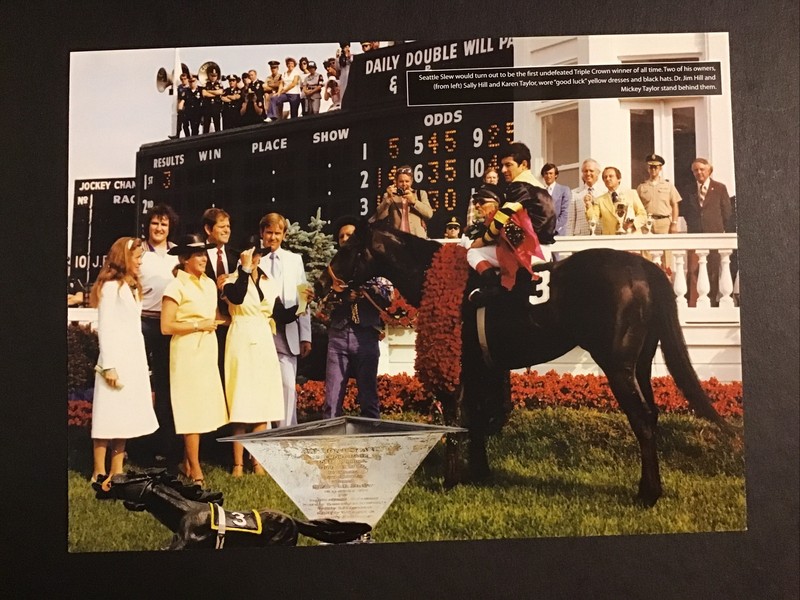 SEATTLE SLEW  photo Horse Racing  1977 KENTUCKY DERBY
