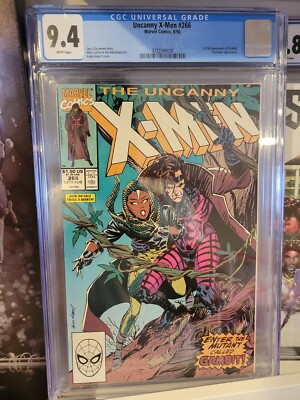 Uncanny X-Men #266 CGC 9.4 White Pages 1st Appearance Gambit       