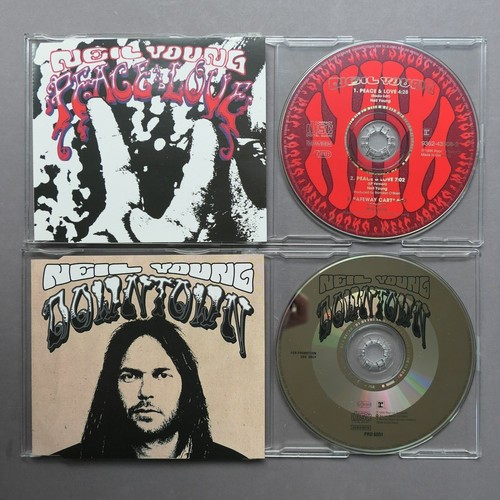 2 x Maxi-CD Neil Young – Peace & Love Reprise & Downtown (Promo) PRO 6051 MINT- - Bild 6 von 7