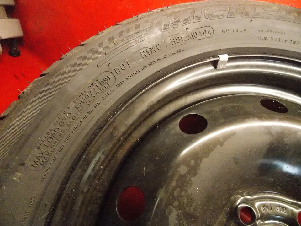 Renault Laguna II Ersatzrad Stahlfelge Reifen 6,5x16 ET50 205/55 R16 Felge - Bild 4 von 4