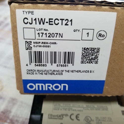 OMRON CJ1W-ECT21 Ethercat Slave Unit It was kept in the factory as a spare parts