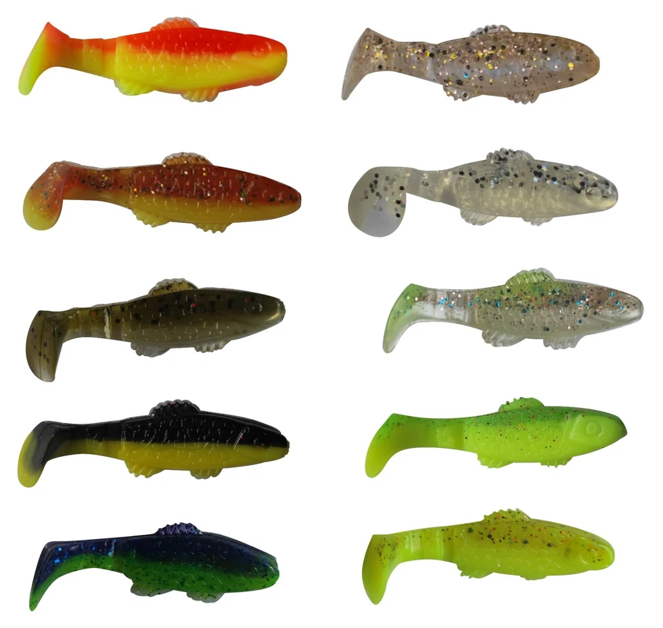 Sonderangebot RELAX Gummifische 5 cm Barsch Forelle Hecht Zander Köder Kopyto - Bild 4 von 4