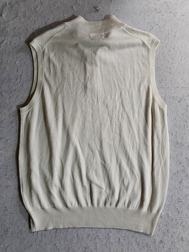 Peter Millar Signature Silk Cashmere Blend Sweater Vest Pullover Golf Mens Sz Lg - Picture 8 of 10
