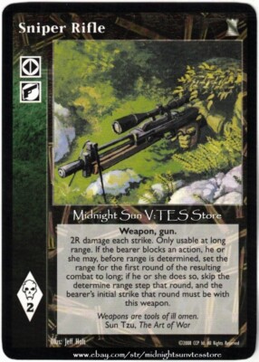 Vampire Rifle Sniper Rifle Keepers of Tradition V:TES VTES Vampire CCG | eBay