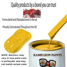 Mouldcraft Golden Yellow 1 Litre Basecoat Car Kameleon Paint Mouldcraft Golden Yellow 1 Litre Basecoat Car Kameleon Paint