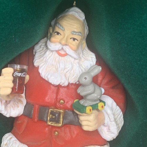 1st Edition Set 6 Trim aTree Collection Coca Cola Christmas Santa Decor VTG 1991 - Picture 24 of 24
