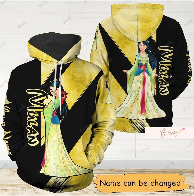 Mulan Movie, Disney Character 3D HOODIE