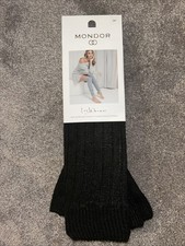 Mondor Black Legwarmers 24 Inches One Size New With Tags    