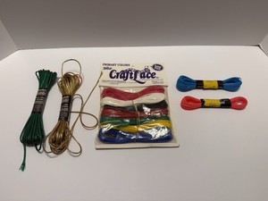 Craft Lace Vintage Maxi-Plastic Lacing Craft Cord Multicolors 5 Packs