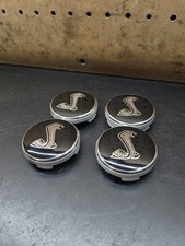 Oem Black 4 X 54mm Shelby Cobra Emblem Logo Alloy Wheel Rim Center Cap Hub 4 Oem Black 4 X 54mm Shelby Cobra Emblem Logo Alloy Wheel Rim Center Cap Hub 4