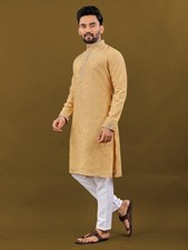 Indian Men Kurta Set Pakistani Kurta Pyjama Suits Wedding Party Groom Sherwani L