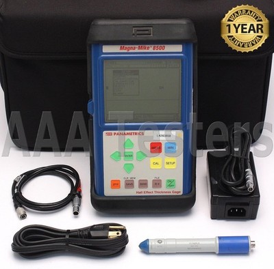 Panametrics Olympus Magna-Mike 8500 Hall Effect Thickness Gage Magna Mike Gauge