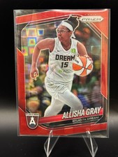 2025 Panini Prizm WNBA Allisha Gray #16 Red Pandora 049/199 Atlanta Dream 