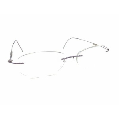 Silhouette 7534 40 6084 Titanium Purple Rimless Eyeglasses Frames 17 135 Austria