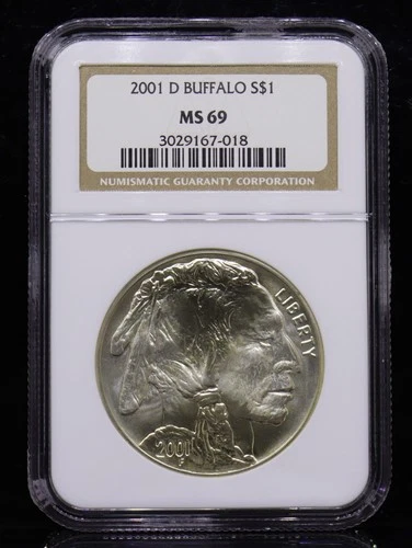 2001-D $1 Buffalo NGC MS69