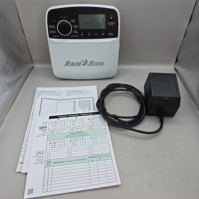 Rain Bird TRU Irrigation Controller TRU4I Lawn Sprinkler Control With Power Unit