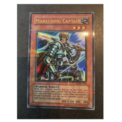 Yu-Gi-Oh! Marauding Captain HL2-EN005 Holo Effect Card ATK 1200 DEF 400