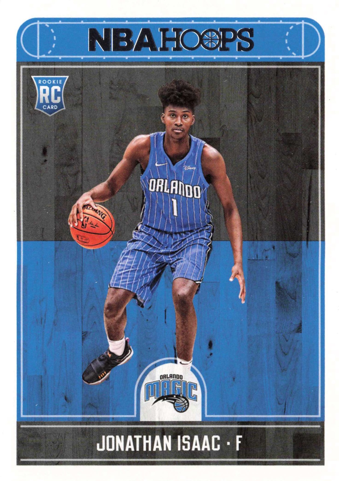Jonathan Isaac #256 2017-18 Hoops Orlando Magic Basketball