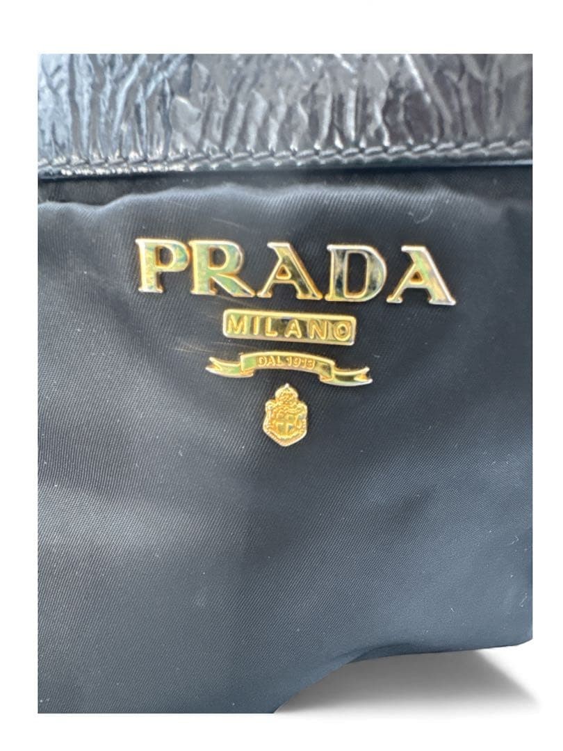 PRADA Black Shoulder Bag A4 Compatible thumbnail 12
