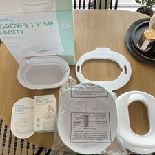 Frida Baby Grow-With-Me Potty Training Set White Potty Seat w/ Potty Liners