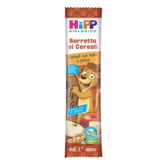 Barretta Ai Cereali HiPP Biologico Mela Pesca 20g