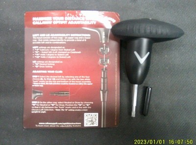 Callaway OptiFit Torque Wrench Tool OEM Golf Driver Adjustment Kit (v34985)