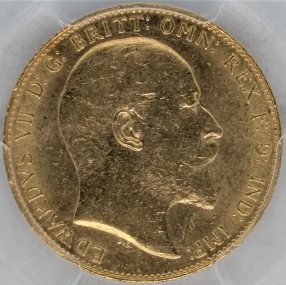 Moneda de oro Canadá 1910-C PCGS MS62 Foto 3 de 4