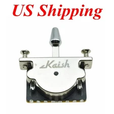 KAISH Heavy Duty 5 Way Guitar Pickup Lever Switch for Strat/Tele Chrome Tip