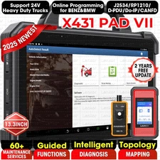 2025 LAUNCH X431 PAD 7 Elite Full Function Scanner ECU Programming Online Coding