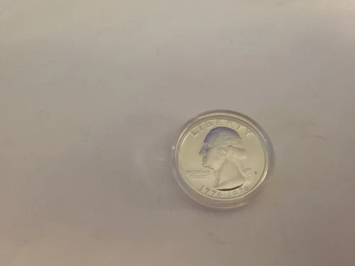 1776-1976 S DCAM 40% Silver Proof Bicentennial Quarter in container