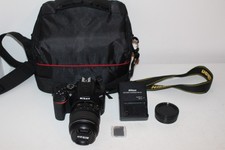 Nikon D3500 24.2MP DSLR Camera - Black With 18-55mm Lens - Shutter Count 4237