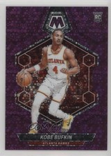 2023 Panini Mosaic Rookies Fast Break Purple Prizm 32/50 Kobe Bufkin #201 0m89