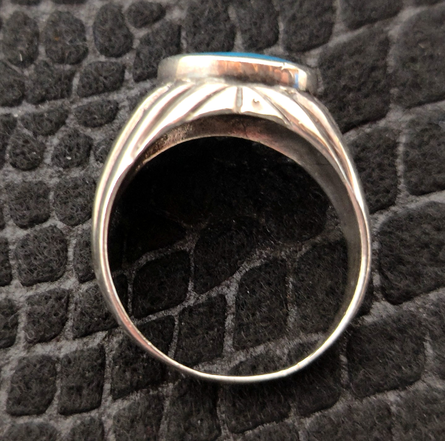 Sterling Silver 925 Hallmark Statement Ring Size … - image 10