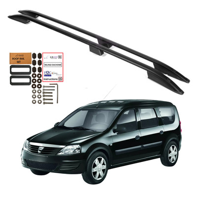 Dachreling für Dacia Logan 2007-2013   Dachgepäckträge 2 Stück schwarz Aluminium
