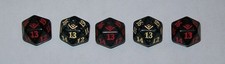 5x MTG Outlaws Of Thunder Junction D20 Dice