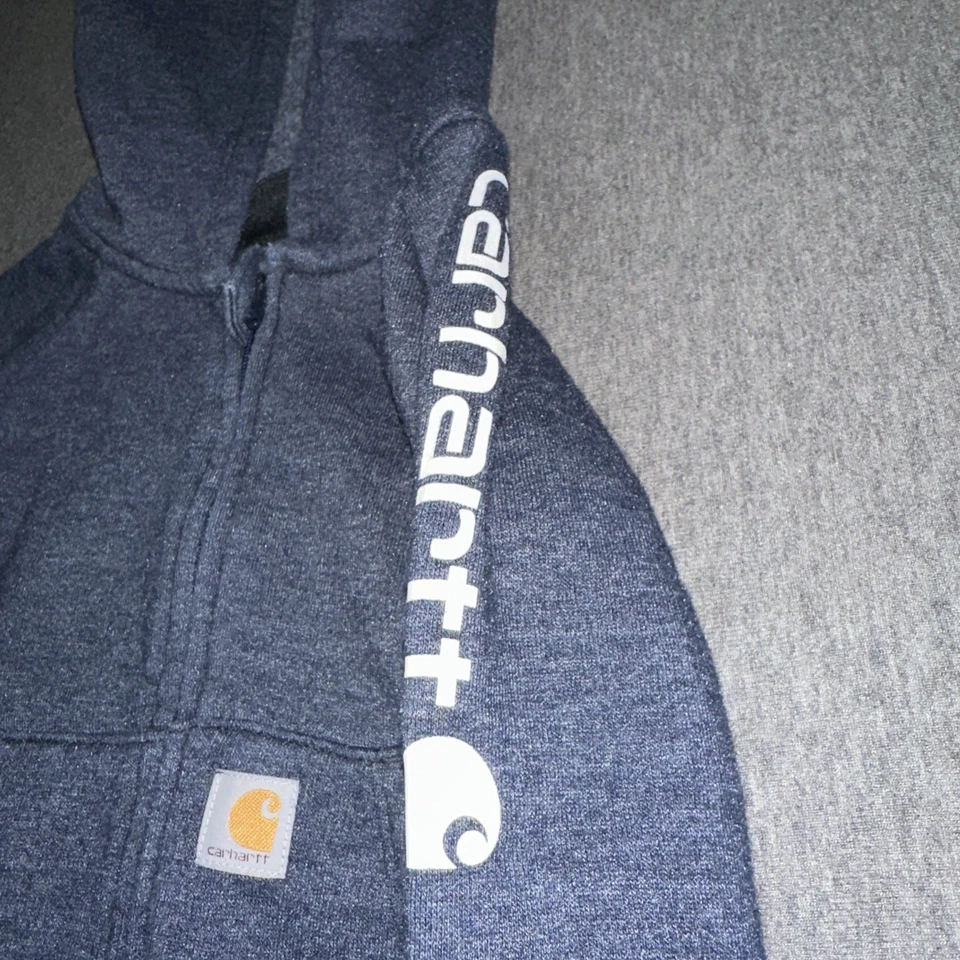 Carhartt Bebé Niño Mono Una Pieza Sudadera/Pantalones con Capucha 3 Meses Azul Foto 3 de 4