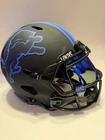 Barry Sanders signed Eclipse authentic Riddle Helmet Swartz Creek COA Custom