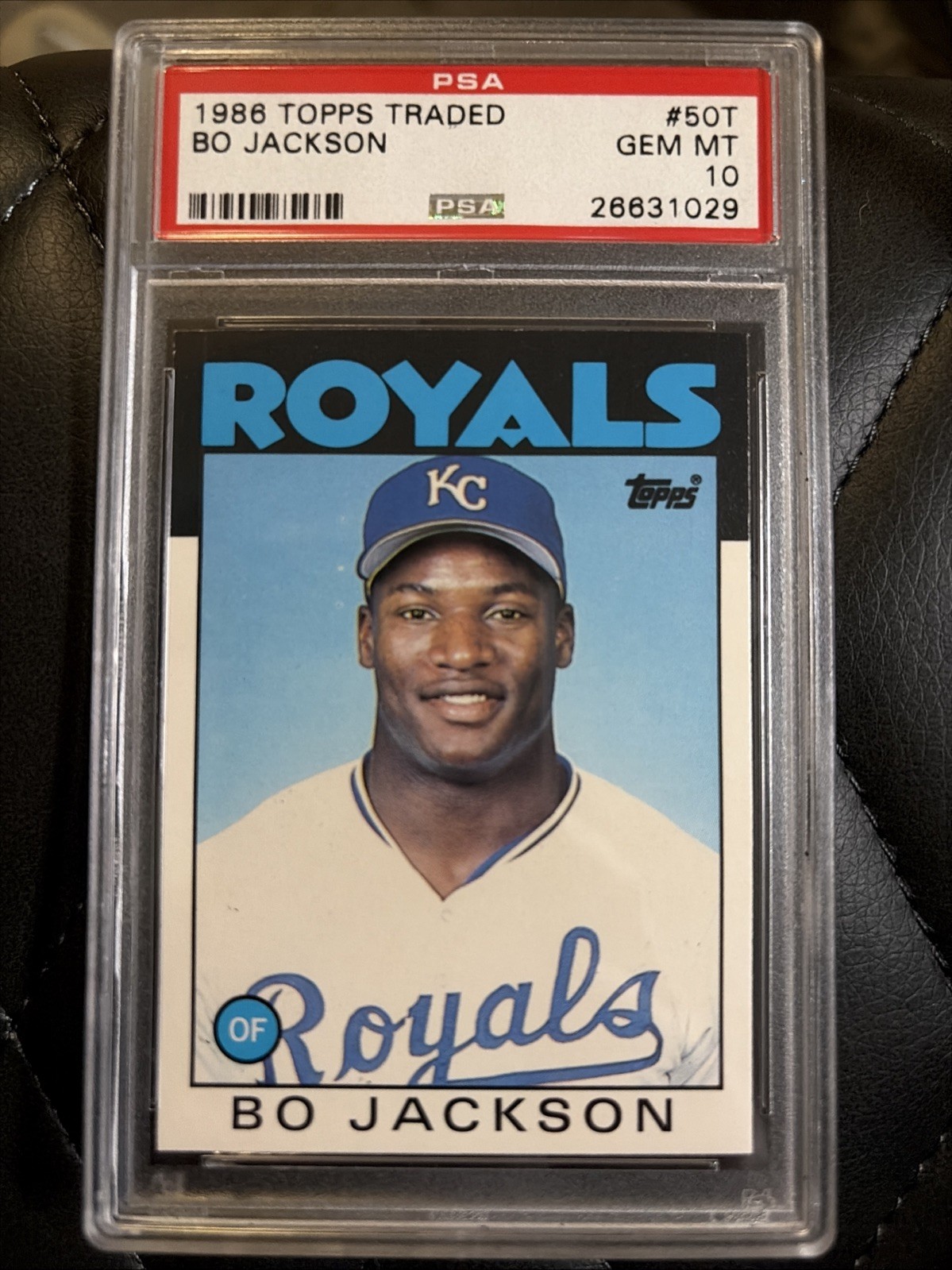 1986 TOPPS TRADED BO JACKSON #50T ROOKIE  PSA 10 gem mint