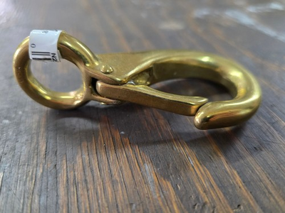 #ad National Solid Bronze Boat Snap with Fixed Eye 3 4#x27;#x27; x 3 3 16#x27;#x27; Box of 25 $219.99