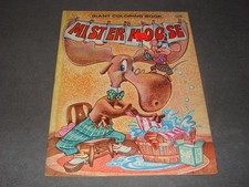 Mister Moose Giant Coloring Book Playmore VINTAGE 1960's