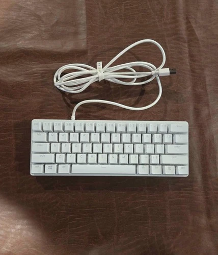 Razer Huntsman Mini 60% Gaming Keyboard: Linear Optical Switches - Mercury White