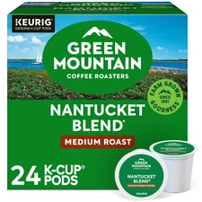 Green Mountain Coffee Roasters, Nantucket Blend Medium Roast K-Cup, 2Pack - 48ct