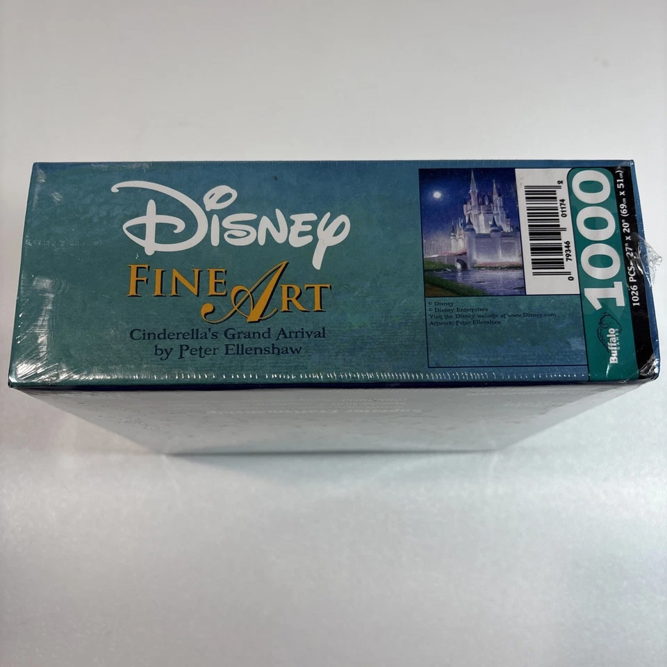 DISNEY FINE ART 1000 piezas rompecabezas Cenicienta gran llegada nuevo sellado con póster Foto 4 de 4