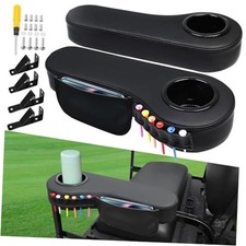 MOSNAI Golf Cart Armrest with Cup Holder for Club Car EZGO Yamaha Smooth Style